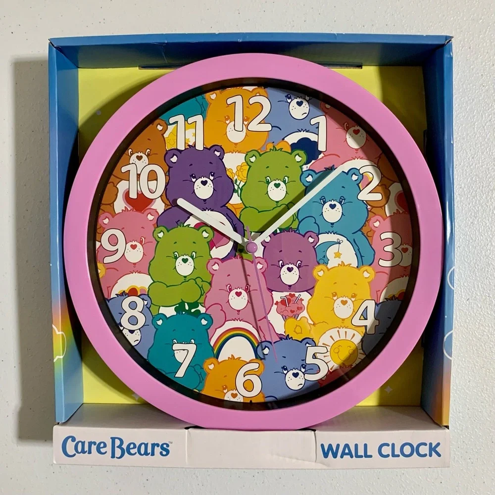 Care Bears Analog Wall Clock-New in Box